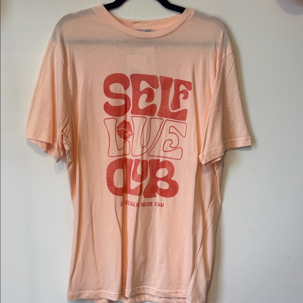 Bacon lettuce tomato self love tee size medium/large